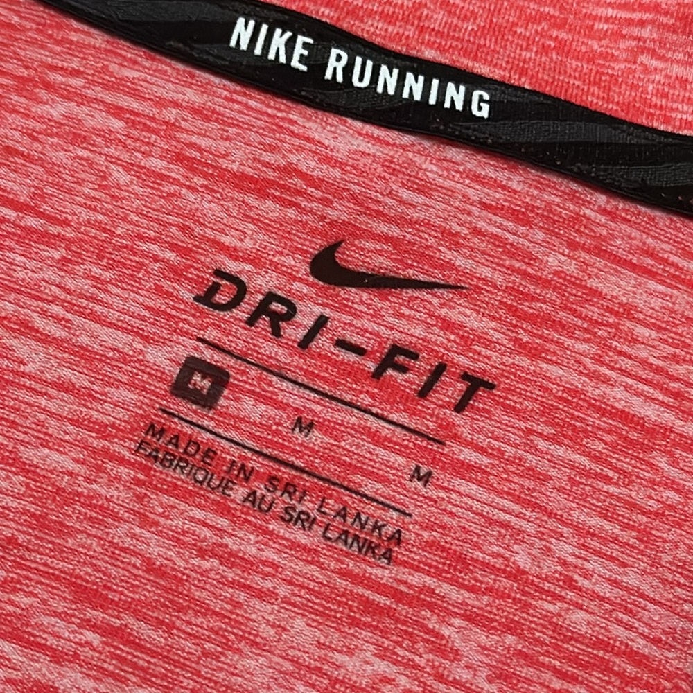 Like New-Worn 1x-Wmns Nike 1/4 Zip DriFit Top-Sz M-Orange Coral Color- - Picture 14 of 15